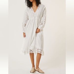 Anthropologie Forever That Girl Lace Midi Dress